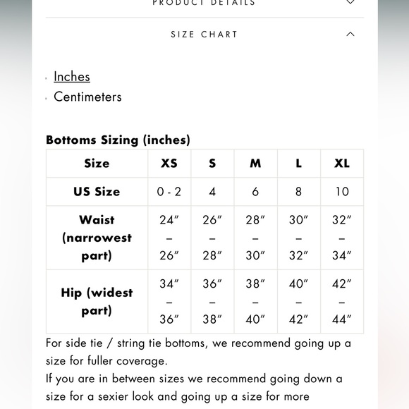 NWT Voda Swim Hoop String Bikini Bottom, L - Picture 13 of 13